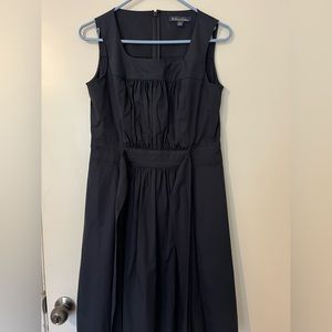 Brooks Brothers Tie Back Black Sleeveless Dress